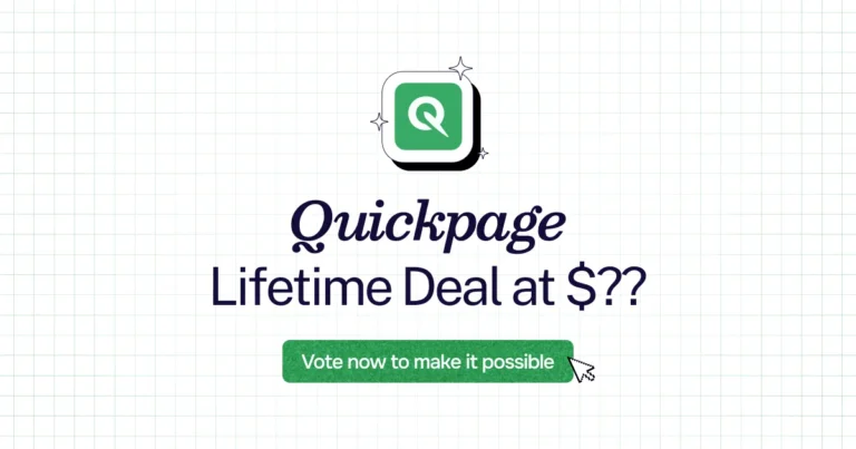 Quickpage lifetime deal