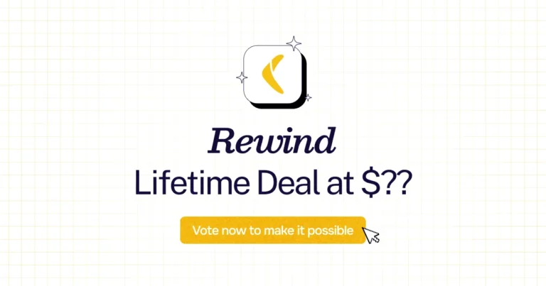 Rewind lifetime deal