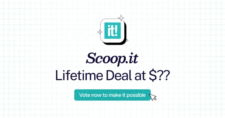 Scoop.it lifetime deal