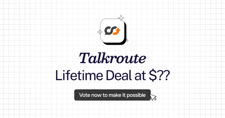 Talkroute lifetime deal