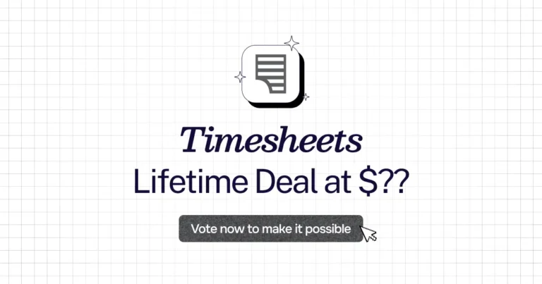 Timesheets lifetime deal