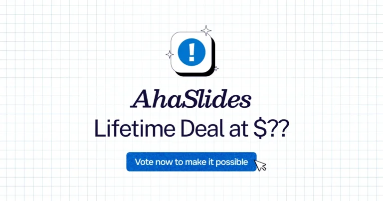 AhaSlides lifetime deal