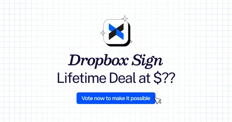 Dropbox Sign lifetime deal