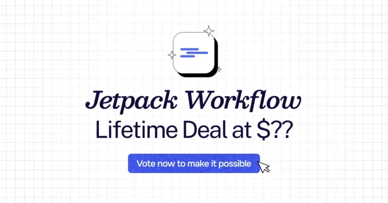 Jetpack Workflow lifetime deal