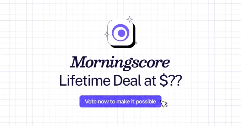 Morningscore lifetime deal