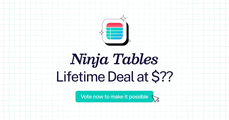 Ninja Tables lifetime deal