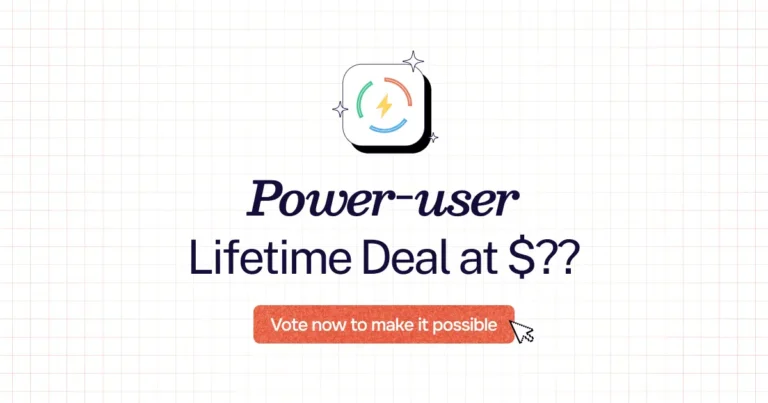 Power-user lifetime deal