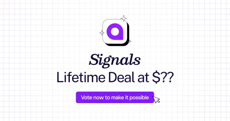 Signals lifetime deal