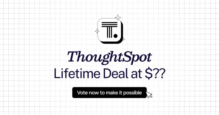 ThoughtSpot lifetime deal
