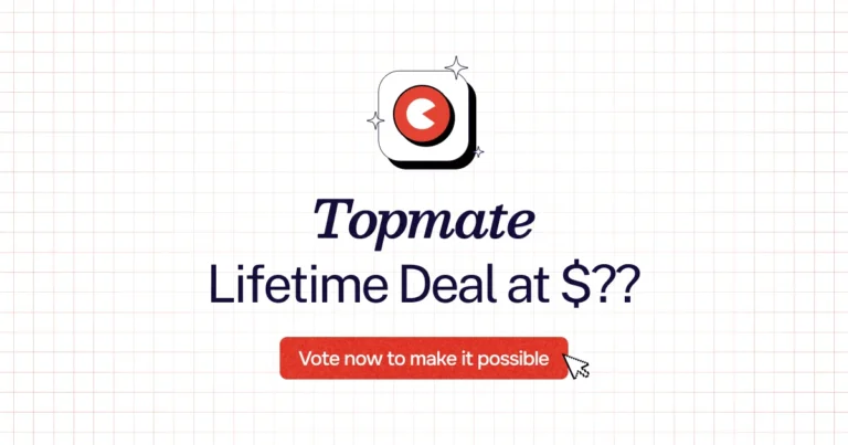Topmate lifetime deal