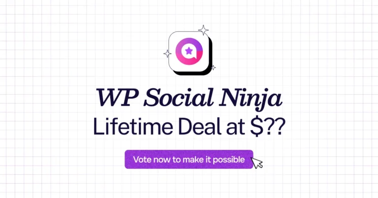 WP Social Ninja lifetime deal