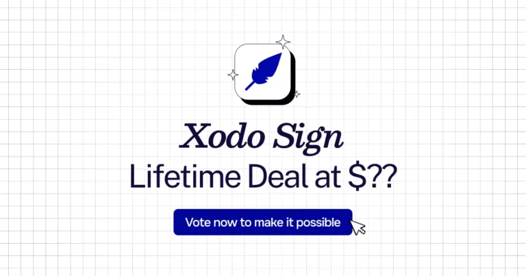Xodo Sign lifetime deal