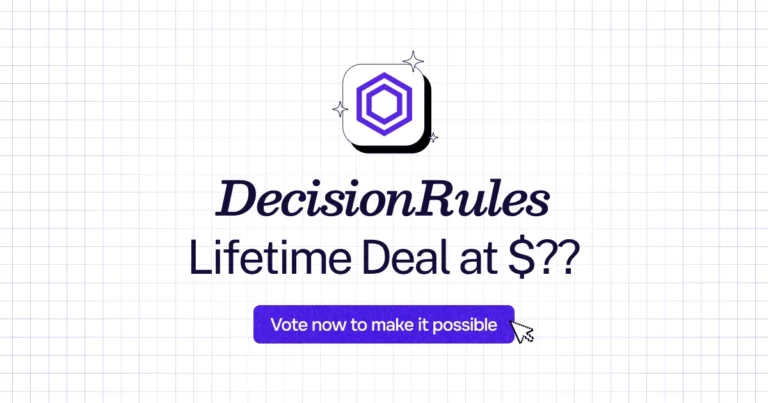 DecisionRules lifetime deal