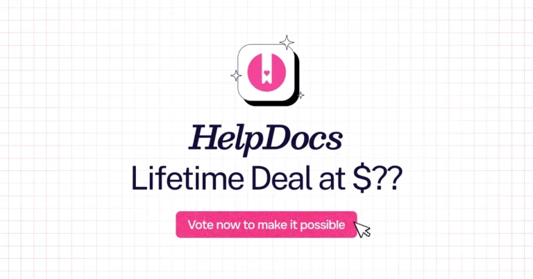 HelpDocs lifetime deal