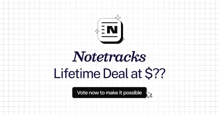 Notetracks lifetime deal