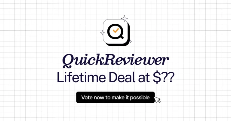 QuickReviewer lifetime deal