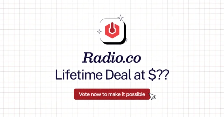 Radio.co lifetime deal
