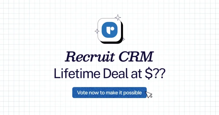 Recruit CRM lifetime deal