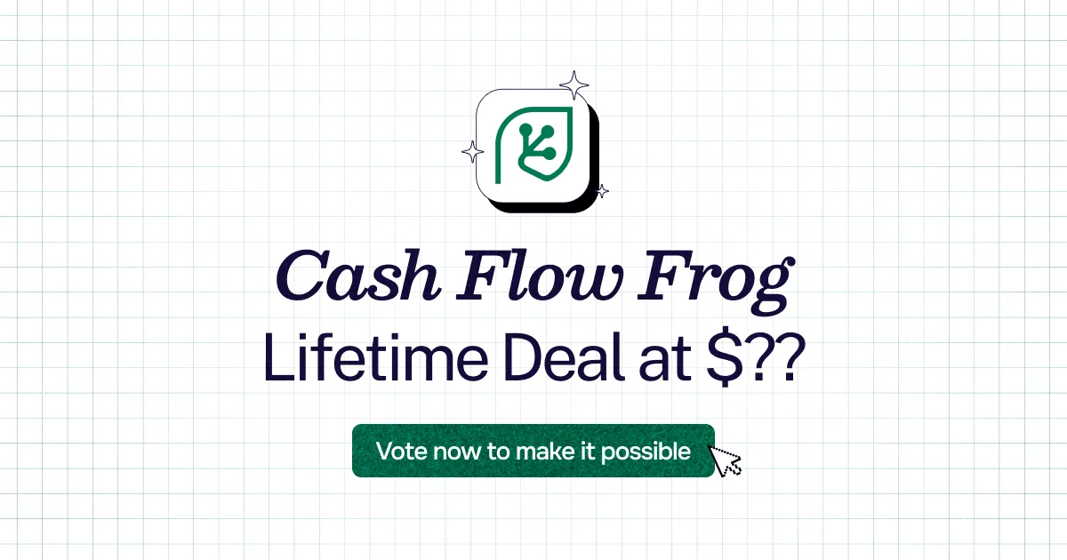 Cash Flow Frog Lifetime Deal: Say Goodbye to Monthly Fees