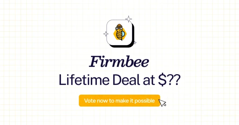 Firmbee lifeitme deal