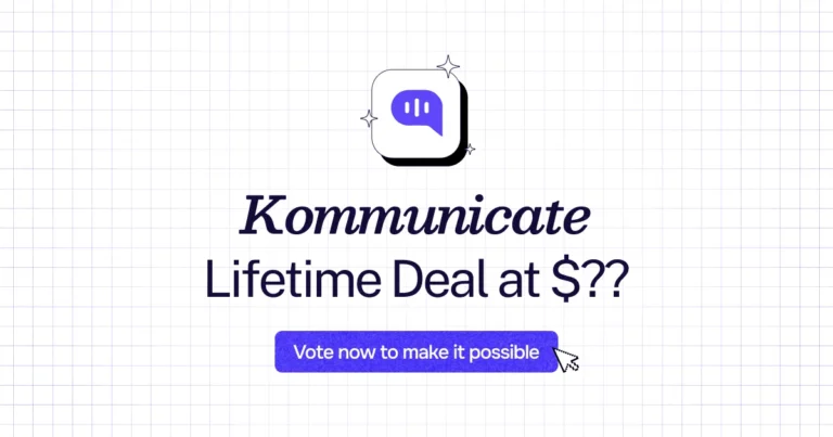 Kommunicate lifetime deal