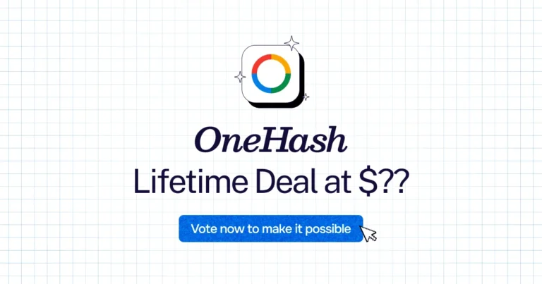 OneHash lifetime deal