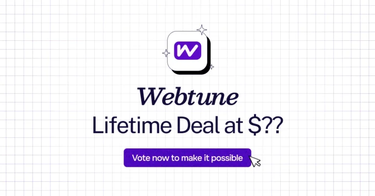 Webtune lifetime deal