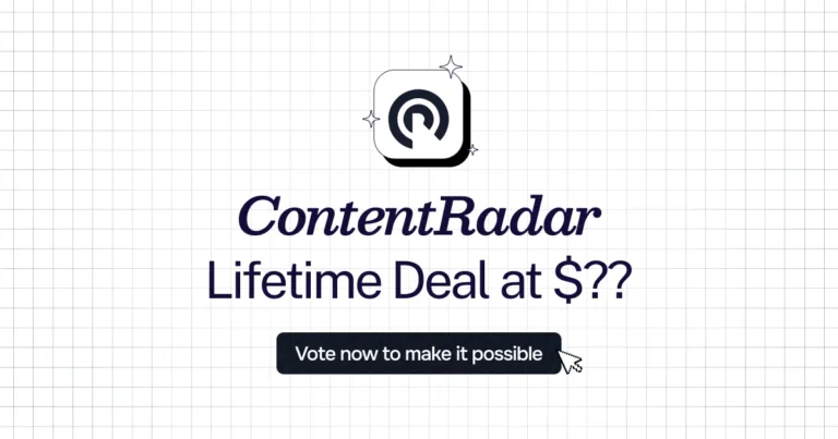 ContentRadar lifetime deal