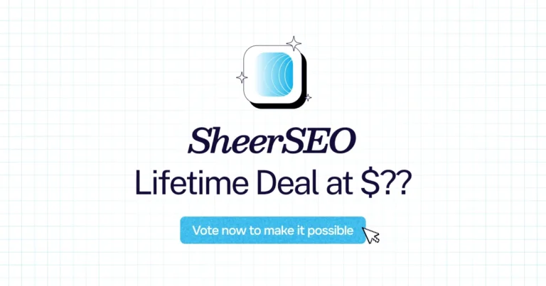 SheerSEO lifetime deal
