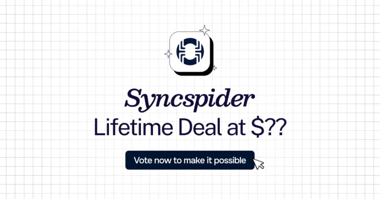 Syncspider lifetime deal