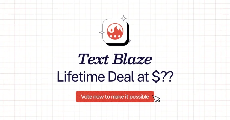 Text Blaze lifetime deal