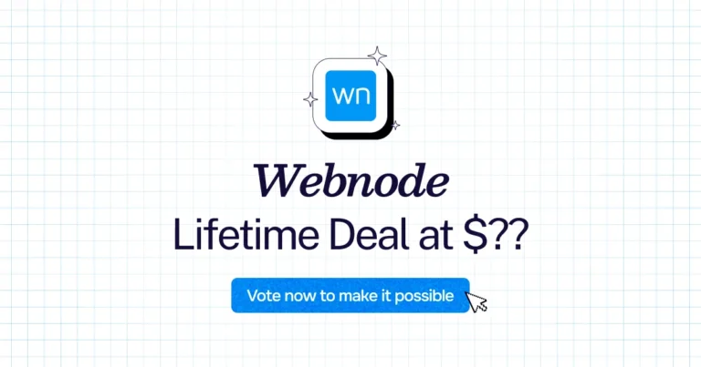 Webnode lifetime deal