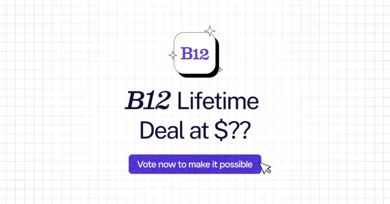 B12 lifetime deal