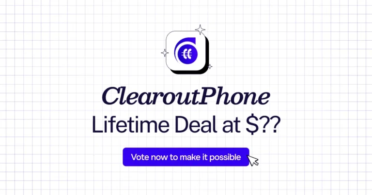 ClearoutPhone lifetime dea;