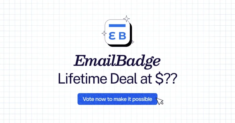 EmailBadge lifetime deal