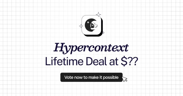 Hypercontext lifetime deal