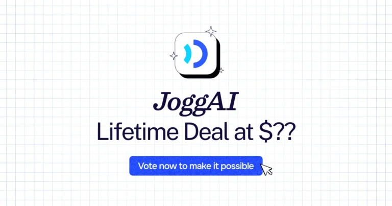 JoggAI lifetime deal