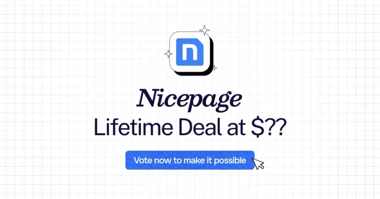 Nicepage lifetime deal