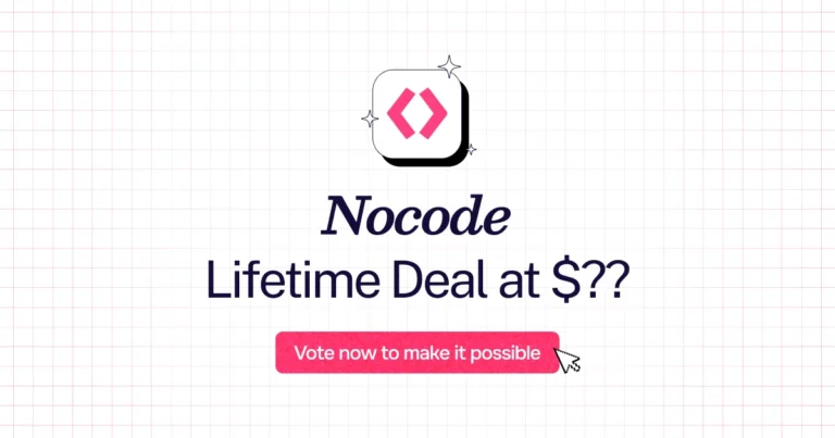 Nocode lifetime deal