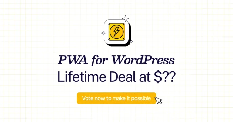 PWA for WordPress lifetime deal