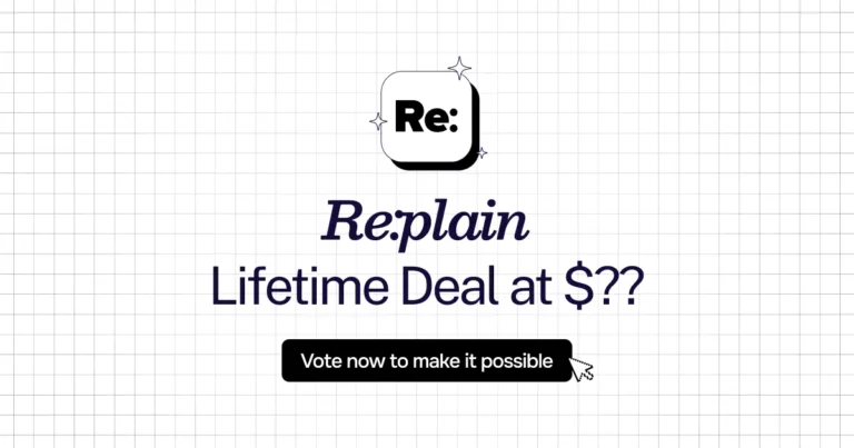 Re:plain lifetime deal