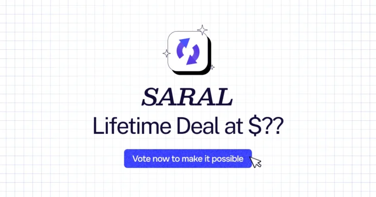 SARAL lifetime deal