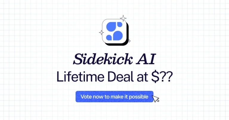 Sidekick AI lifetime deal