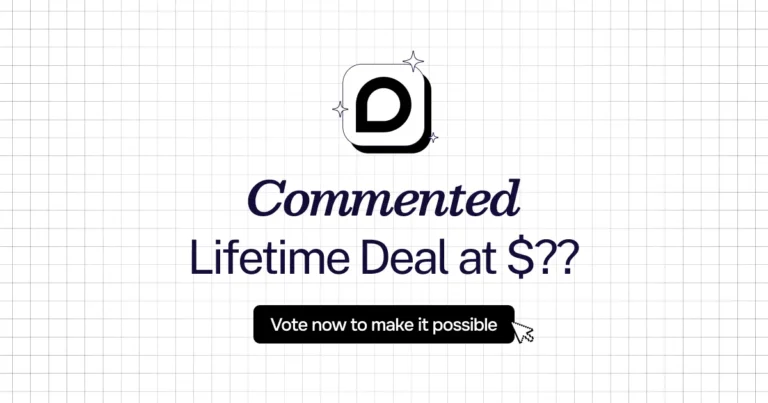 Commented lifetime deal