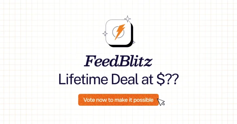 FeedBlitz lifetime deal