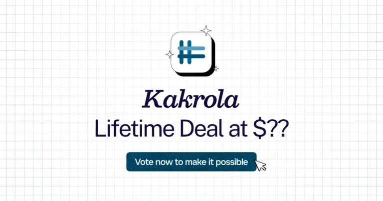 Kakrola lifetime deal