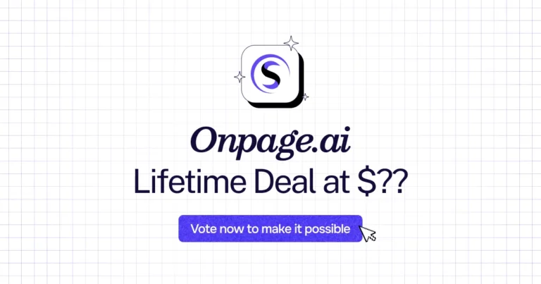 Onpage.ai lifetime deal