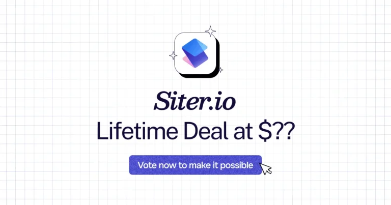 Siter.io lifetime deal