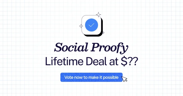 Social Proofy lifetime deal