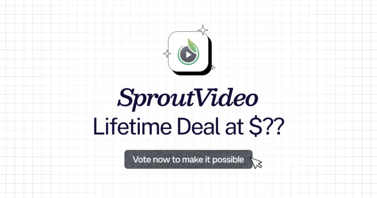 SproutVideo lifetime deal